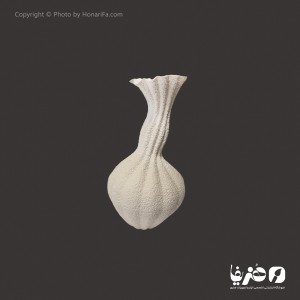 گلدان پلی استر مدل شیپوری تکسچری