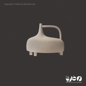 گلدان پلی استر دسته دار تکسچری کد 4