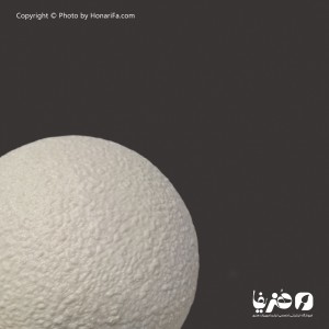 دکوری پلی استر طرح گوی بزرگ