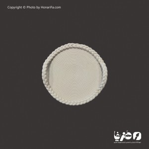 سینی پلی استر گرد طرح طناب