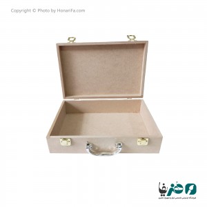 چمدان چوبی قفل دار 20x30x8 سانتی متری