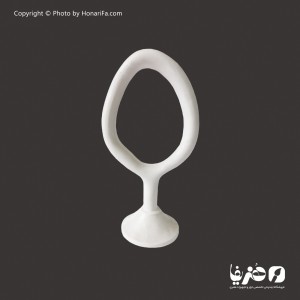 قاب آینه پلی استر پایه دار بیضی