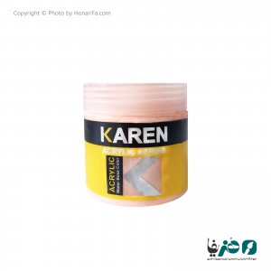 رنگ اکریلیک گلبهی پاستیلی کارن حجم 250 میلی لیتر