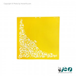 شابلون استنسیل طرح گوشه سایز 50x50 سانتی متر