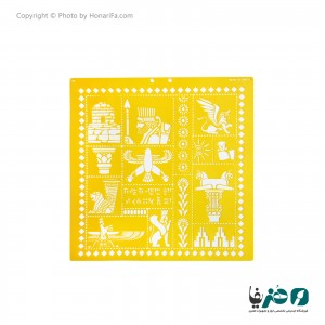 شابلون استنسیل طرح لیپان آرت کد 3 سایز 50x50 سانتی متر