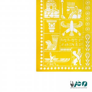 شابلون استنسیل طرح لیپان آرت کد 3 سایز 50x50 سانتی متر