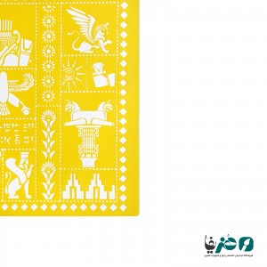 شابلون استنسیل طرح لیپان آرت کد 3 سایز 50x50 سانتی متر