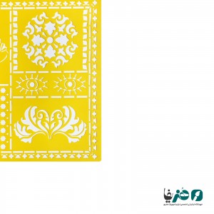 شابلون استنسیل طرح لیپان آرت کد 5 سایز 50x50 سانتی متر