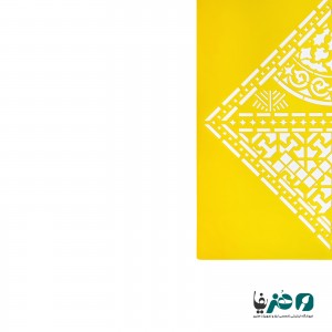شابلون استنسیل طرح لیپان آرت کد 6 سایز 50x50 سانتی متر
