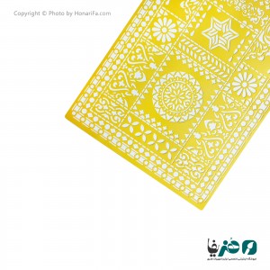 شابلون استنسیل طرح لیپان آرت کد 3 سایز 50x70 سانتی متر