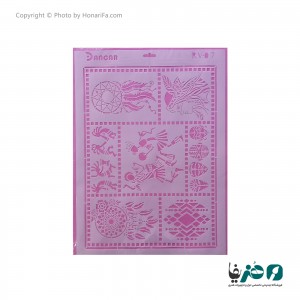 شابلون دانکار طرح لیپان آرت کد RV07 سایز 60x80 سانتی متر