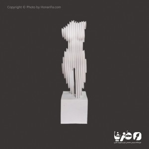 دکوری پلی استر طرح آدمک شیاردار