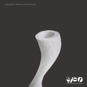 جا شمعی پلی استر مدل تکسچری سایز 25 سانتی متر