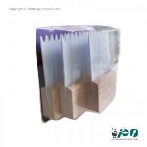 ابزار پتینه شیار زن فلزی دسته چوبی مدل SF8115 سه عددی