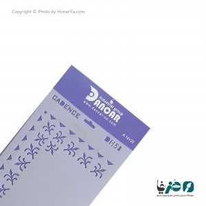 شابلون استنسیل طرح حاشیه کد DI-158 سایز 14x20 سانتی متر