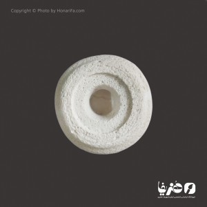 مجموعه دو عددی جا شمعی پلی استر مدل سنگی