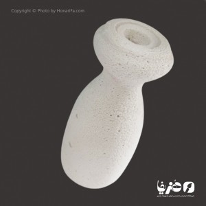 مجموعه دو عددی جا شمعی پلی استر مدل سنگی