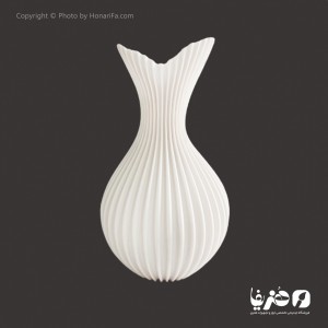 گلدان پلی استر مدل چاک دار