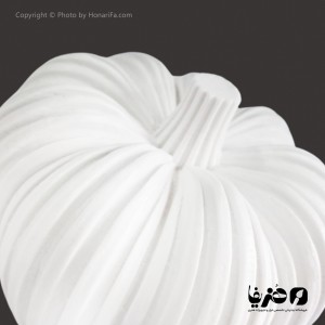 دکوری پلی استر طرح کدو شیاردار قطر 9 سانتی متر