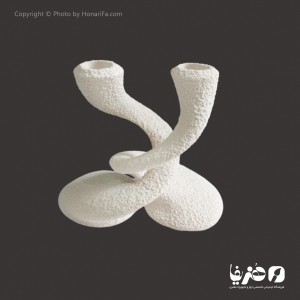 مجموعه دو عددی جا شمعی پلی استر مدل تکسچری