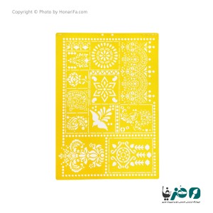شابلون استنسیل طرح لیپان آرت کد 9 سایز 50x70 سانتی متر