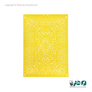 شابلون استنسیل طرح فرش پرشین کد 8 سایز 50x70 سانتی متر