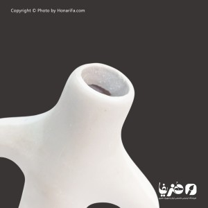 گلدان پلی استر مدل دسته دار مدرن کد 2