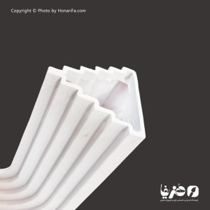 گلدان پلی استر مدل شیاردار