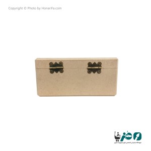 جعبه چوبی تقسیم مربع با چاپ هنریفا 20x20 سانتی متری