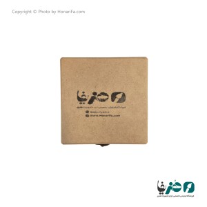 جعبه چوبی تقسیم مربع با چاپ هنریفا 20x20 سانتی متری