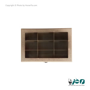 جعبه چوبی تقسیم مستطیل مدل 5 با چاپ هنریفا 20x30 سانتی متری