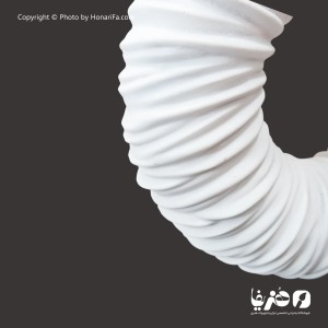 گلدان دوناتی مدل چروک قطر 19 سانتی متر