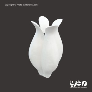 گلدان پلی استر مدل گلبرگ کوچک