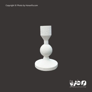 جا شمعی پلی استر طرح سنگ 13 سانتی متر