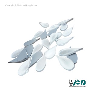 مجموعه 40 عددی آینه لیپان آرت مدل اشک 1 سانتی متر