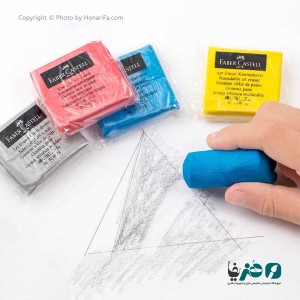 پاک کن خمیری فابر کاستل رنگ خاکستری