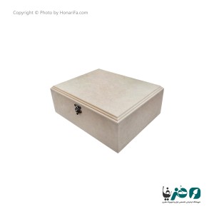 جعبه چوبی مستطیل 25x20 سانتی متری کد 559B