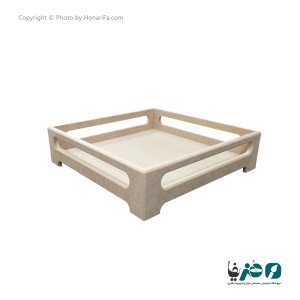سینی چوبی مربع دسته دار کد 167/1