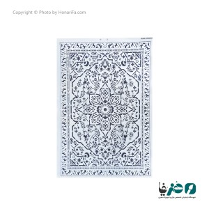 شابلون استنسیل طرح فرش پرشین کد 3 سایز 100x70 سانتی متر