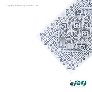 شابلون استنسیل طرح فرش پرشین کد 4 سایز 100x70 سانتی متر