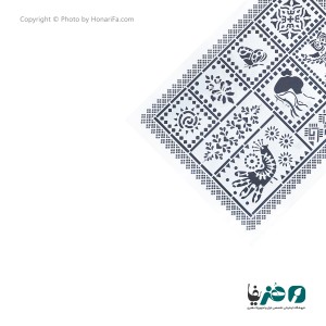 شابلون استنسیل طرح لیپان آرت کد 1 سایز 80x60 سانتی متر