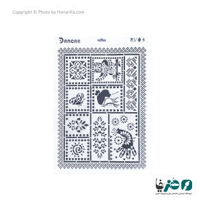 شابلون استنسیل طرح لیپان آرت سایز 80x60 سانتی متر
