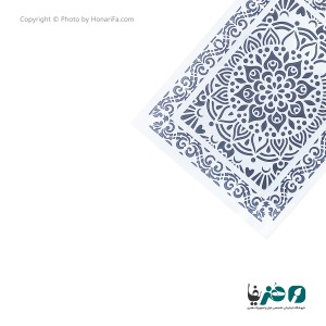 شابلون استنسیل طرح فرش پرشین  کد 1 سایز 80x60 سانتی متر