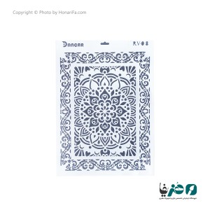 شابلون استنسیل طرح فرش پرشین  کد 1 سایز 80x60 سانتی متر