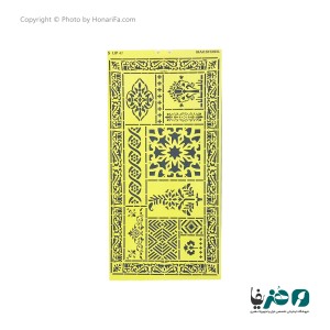 شابلون استنسیل طرح لیپان آرت کد 1 سایز 100x50 سانتی متر