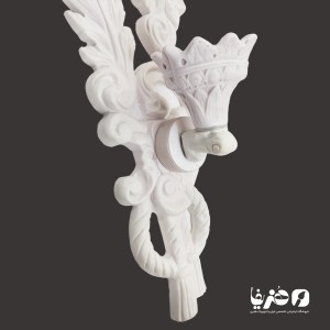 جا شمعی دیوار کوب پلی استر طرح پر کد 1
