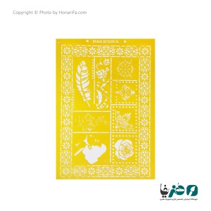 شابلون استنسیل طرح لیپان آرت کد 13 سایز 50x70 سانتی متر