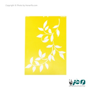 شابلون استنسیل طرح شاخه و برگ سایز 50x70 سانتی متر