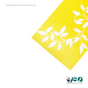 شابلون استنسیل طرح شاخه و برگ سایز 50x70 سانتی متر