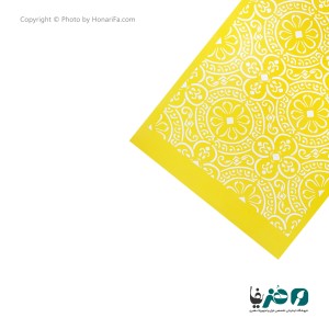 شابلون استنسیل طرح گل و دایره سایز 50x70 سانتی متر